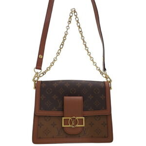 Louis Vuitton Monogram Leather Brown Dauphine Bag